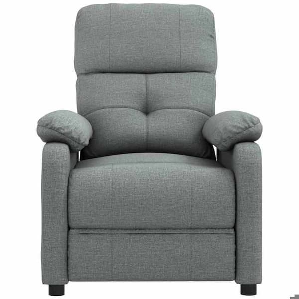 Maison Exclusive - Grått tyg reclinerfåtölj