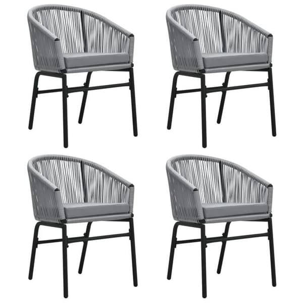 Maison Exclusive - Have spisebordssæt 5 stk Grå