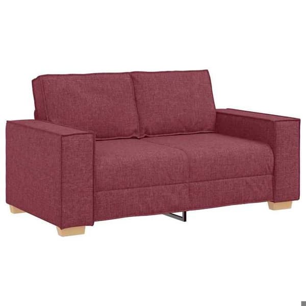 Maison Exclusive - Sofa 2 pladser Rød vin 160x78x84 cm Stof