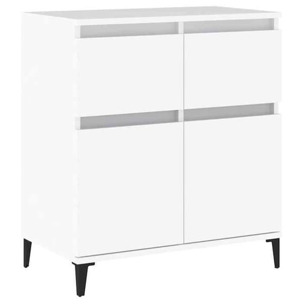 Maison Exclusive - Hvid Buffet 60x35x70 cm Ingeniørtræ