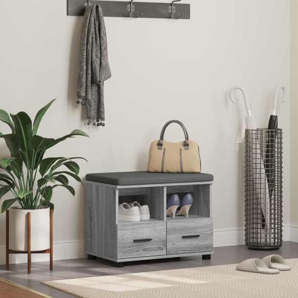 Maison Exclusive - Harmaa Sonoma eteispankki 60 x 38 x 46 cm