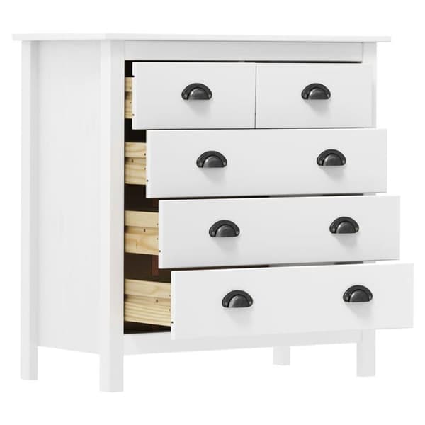 Maison Exclusive - Buffet Hill Blanc 79x40x80 cm Solid furu Vit