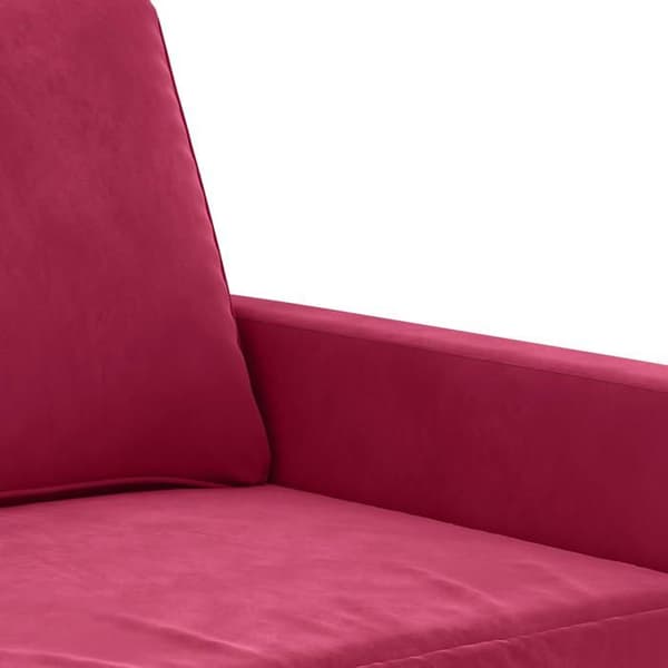 Maison Exclusive - Fåtölj Röd vinröd 60 cm Sammet