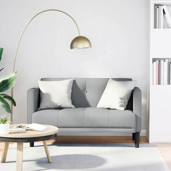 Maison Exclusive - Lysegrå 2-personers sofa 111 cm i stof