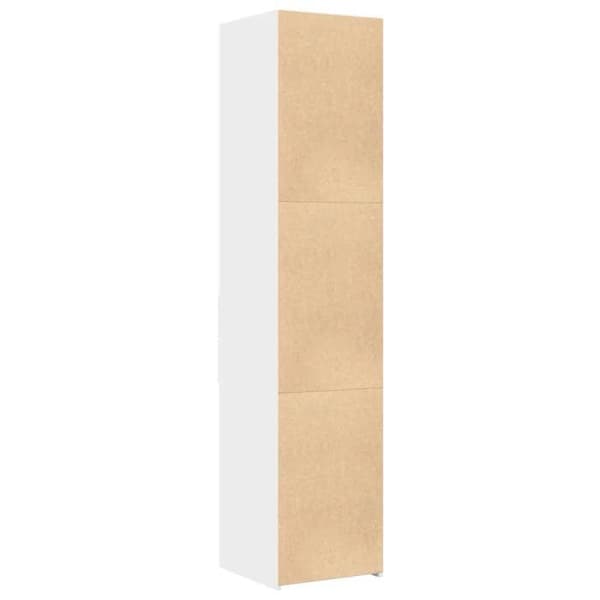 Maison Exclusive - Vit hög buffé 40x42,5x185 cm ingenjörsträ