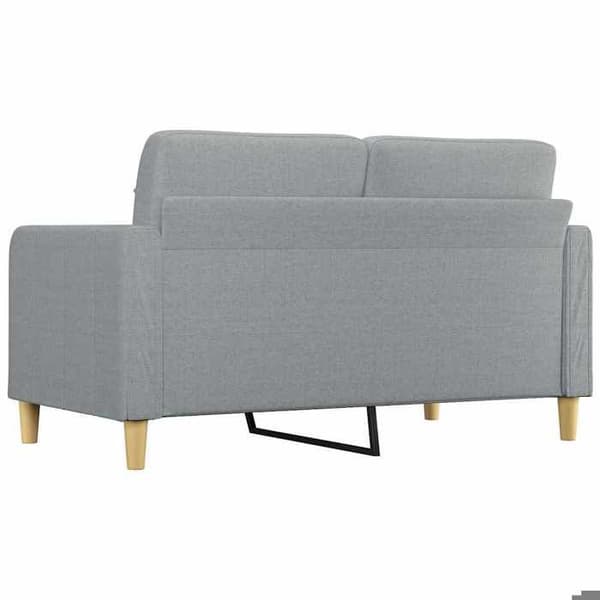 Maison Exclusive - Vaaleanharmaa 2-paikkainen sohva 140 cm Kangas