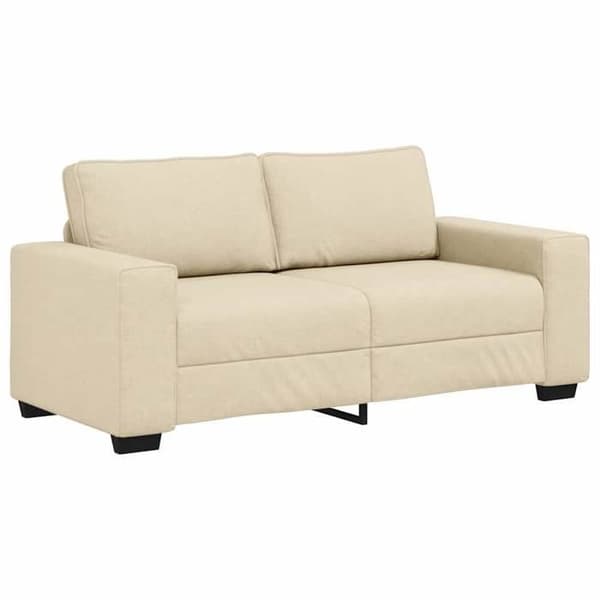 Maison Exclusive - 2-personers sofa creme 180x77x82 cm i stof