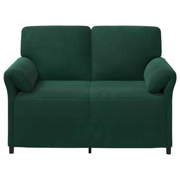 Maison Exclusive - Sofa 2 pladser Mørkegrøn Velour