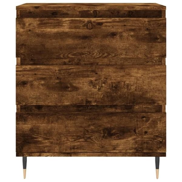 Maison Exclusive - Buffé Ek rökt 60x35x70 cm Ingenjörsträ