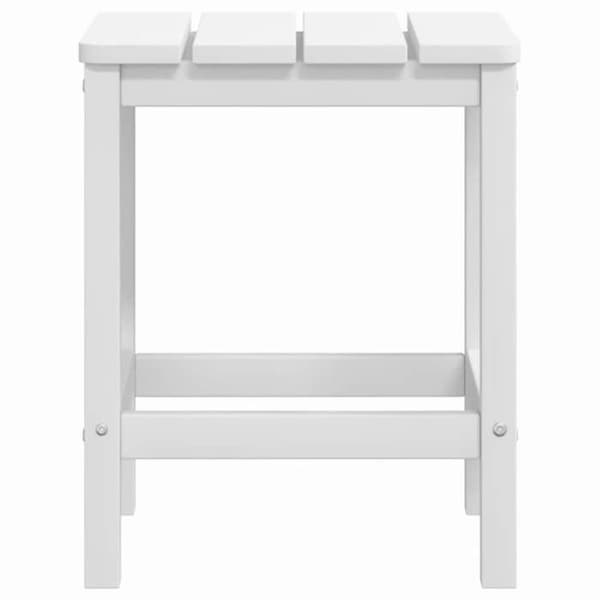 Maison Exclusive - Adirondack trädgårdsstolar med PEHD bord i vitt Vit
