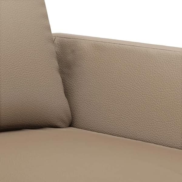 Maison Exclusive - Sæt af 3 sofaer med puder Cappuccino Simil læder