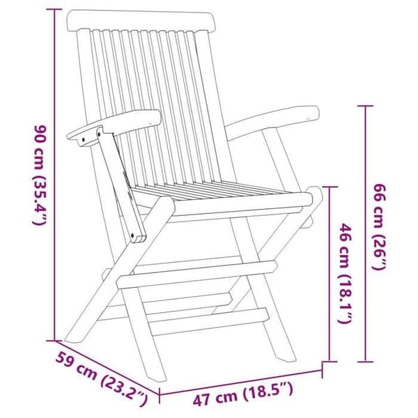 Maison Exclusive - 7 pc spisebordssæt til haven Brun brun