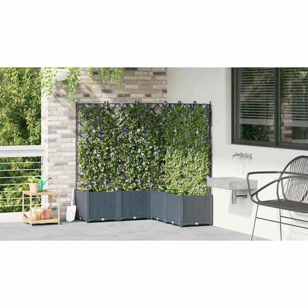 Maison Exclusive - Havekrukke 5 stk Lys grå 120 x 120 x 143 cm PP