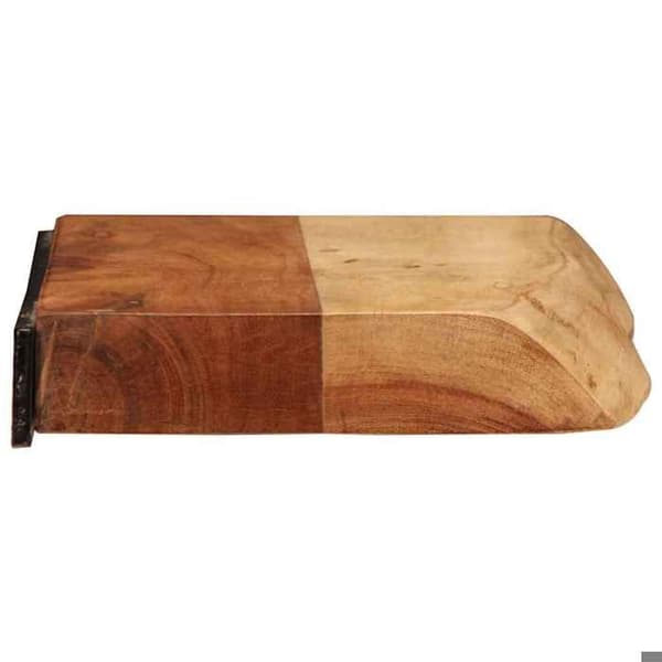 Maison Exclusive - Seinähyllyt 2 kpl 40x20x3,5 cm akasiapuusta