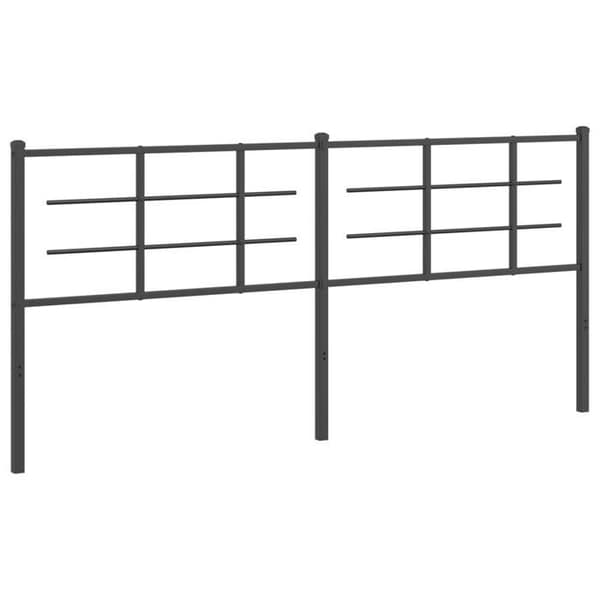 Maison Exclusive - Erstatnings hovedgærde i sort metal 193 cm