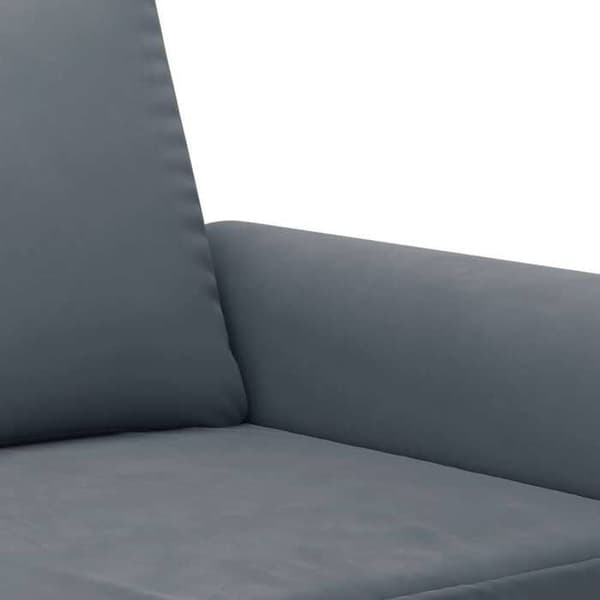 Maison Exclusive - Sæt af 2 sofaer med mørkegrå velourpuder