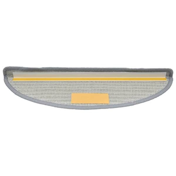 Maison Exclusive - Trappmatta 10 delar 56 x 17 x 3 cm Grå Halvcirkel Grå