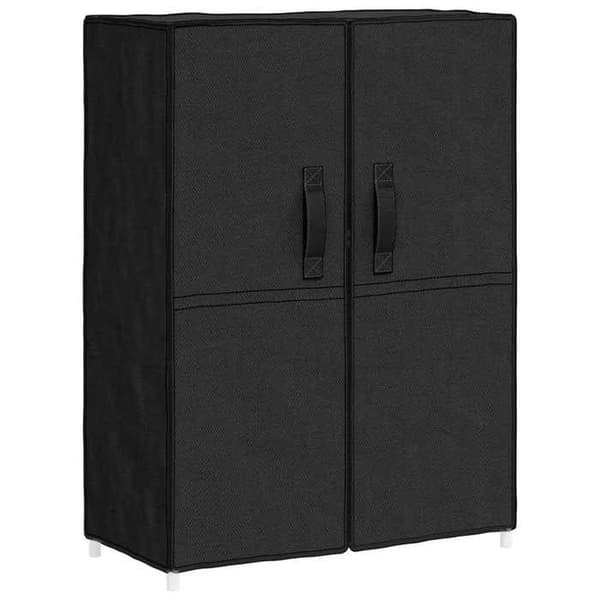 Maison Exclusive - Skoskab Sort 60x28x90 cm Stof