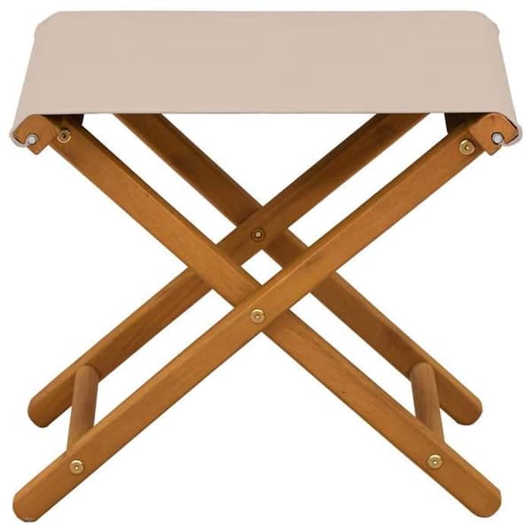 Maison Exclusive - Chaise Longue 2 stk Massivt eukalyptustræ Beige