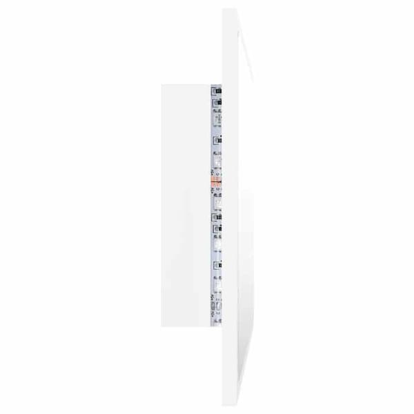 Maison Exclusive - Badrumsspegel med LED Vit 60x8,5x37 cm Akryl