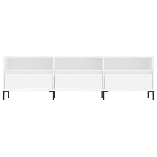 Maison Exclusive - TV-möbel vit 150x30x44,5 cm ingenjörsträ
