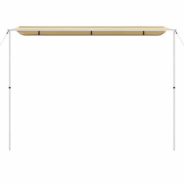 Maison Exclusive - Campingbil och husvagnsmarkis 2,4x2,5x2,15 m Beige