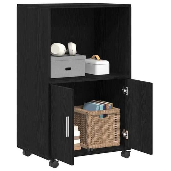Maison Exclusive - Skab i sort eg 55 x 40 x 82 cm