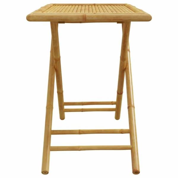 Maison Exclusive - Fällbart trädgårdsbord 110x55x75 cm bambu