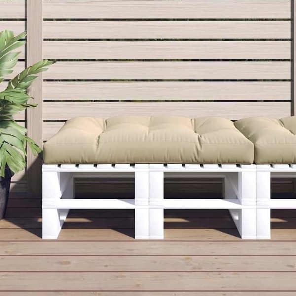 Maison Exclusive - Beige pallkudde 120x80x12 cm tyg