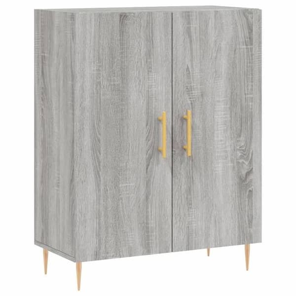 Maison Exclusive - Buffé Sonoma Grå 69,5x34x90 cm Ingenjörsträ