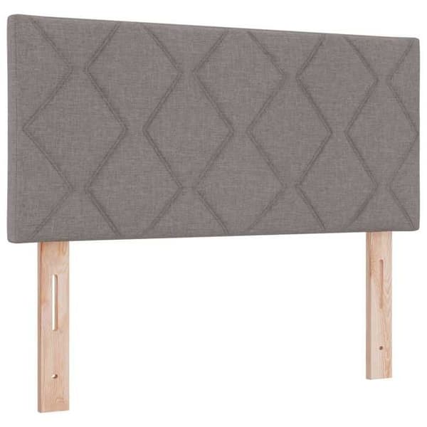 Maison Exclusive - Boxspring-sänky taupe-värillä, patja 120 x 200 cm, kangas Mol