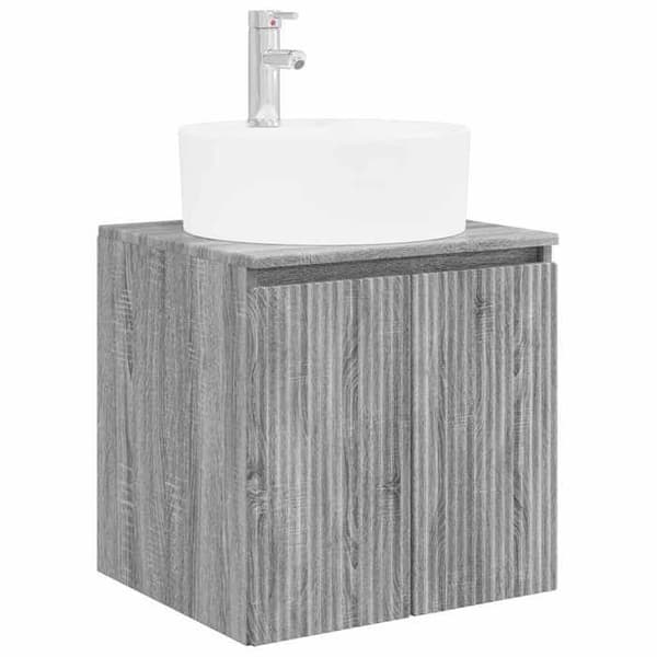 Exklusiv möbel - Väggmonterad handfat Vanity Sonoma grå 49,5 x 44,5 x 65 cm