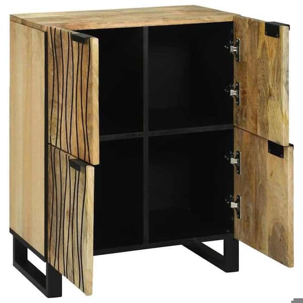 Buffet - EKSKLUSIVT HUS - Eksklusivt Hus - Massivt mango træ - 60 x 33 x 75 cm - Brun brun