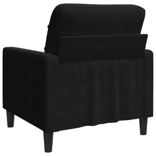 Maison Exclusive - Sort Stol 60 cm Velour