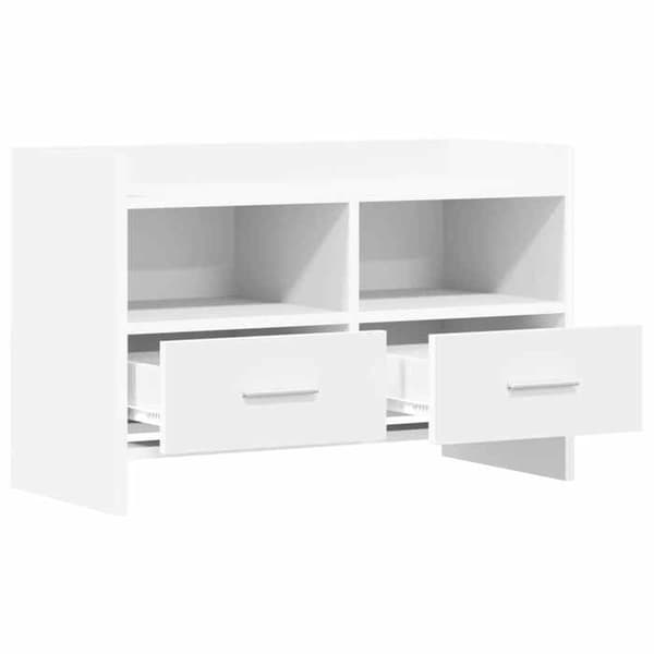 Maison Exclusive - TV-möbel 71,5 x 33 x 47 cm Vit Ingenjörsträ