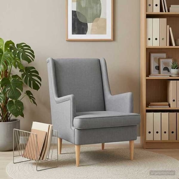 Maison Exclusive - Lysegrå Stol i Stof
