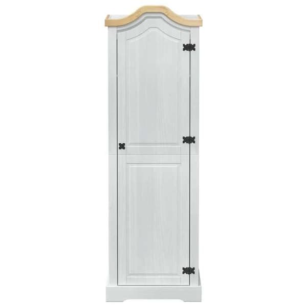 Maison Exclusive - Skåp Vit 55 x 52 x 170 cm Massivt trä Vit