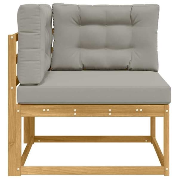 Maison Exclusive - Utehörnsoffa Polyester Vit