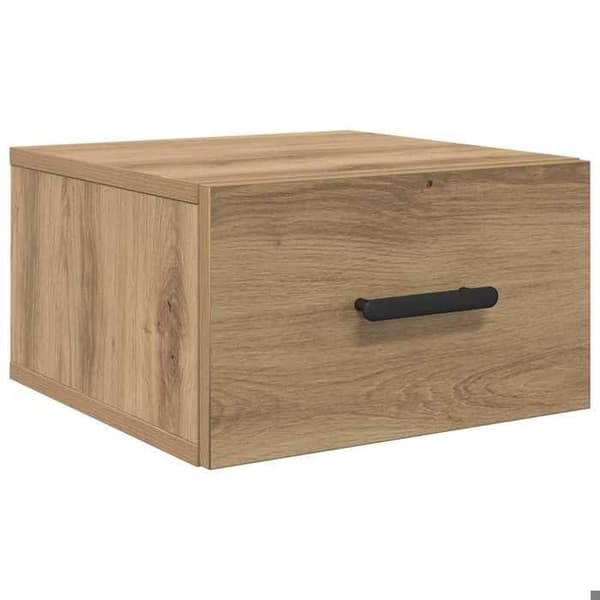 Väggskåp - EXKLUSIVT HEM - 35 x 35 x 20 cm - Ingenjörsträ - Väggmontering - Modern rektangulär design