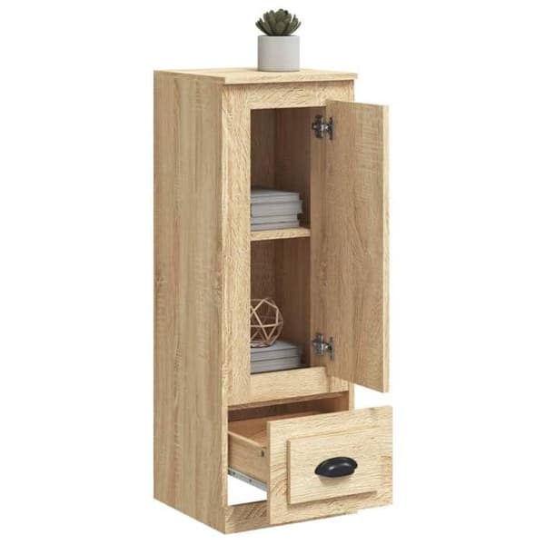 Maison Exclusive - Buffé hög ek sonoma 36x35,5x103,5 cm ingenjörsträ