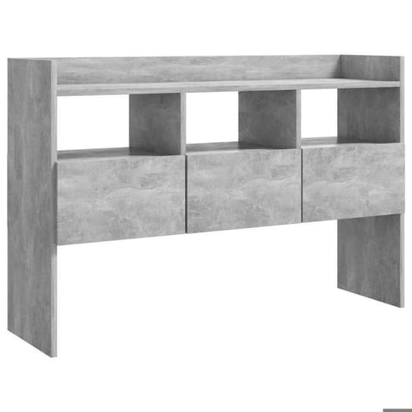 Maison Exclusive - Buffé Grå betong 105x30x70 cm Ingenjörsträ Betonggrå