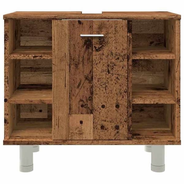 Maison Exclusive - Badrumsskåp gammalt trä 60x32x53,5 cm