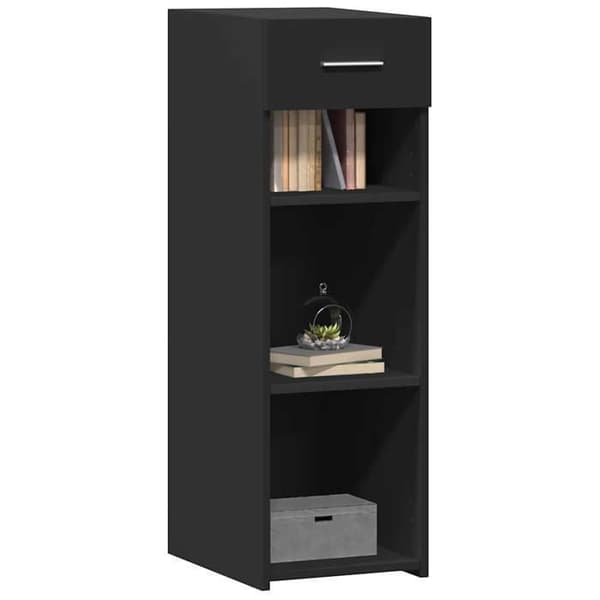 Maison Exclusive - Buffé svart 30x42,5x93 cm ingenjörsträ