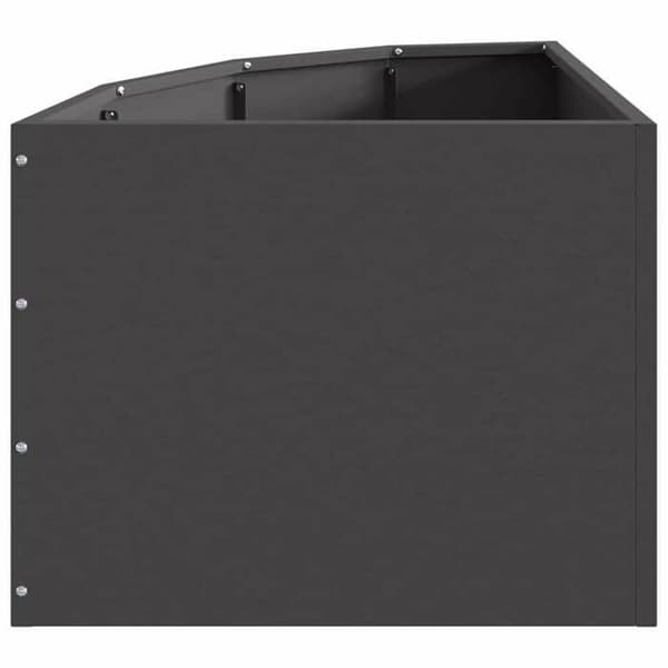 Maison Exclusive - Sort Hjørnekrukke 45 x 45 x 35 cm Stål