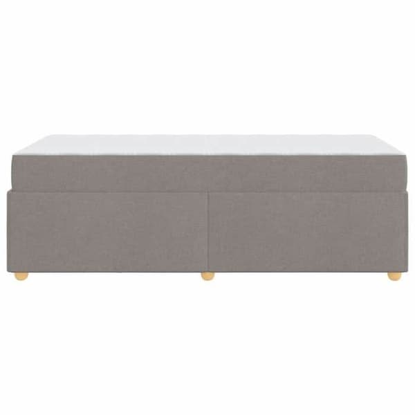 Maison Exclusive - Sängram Taupe 90 x 190 cm tyg