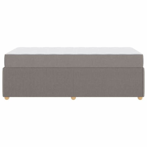 Maison Exclusive - Sängram Taupe 100 x 200 cm tyg Mol
