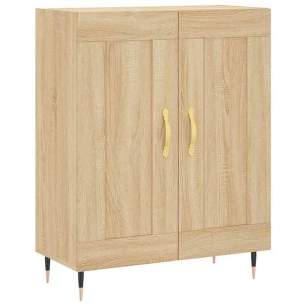 Maison Exclusive - Buffé hög Ek sonoma 69,5x34x180 cm Ingenjörsträ
