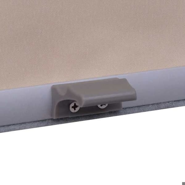 Rullgardin med mörkläggning - U08/808 - Beige - 100% Polyester - Termisk aluminium baksida beige