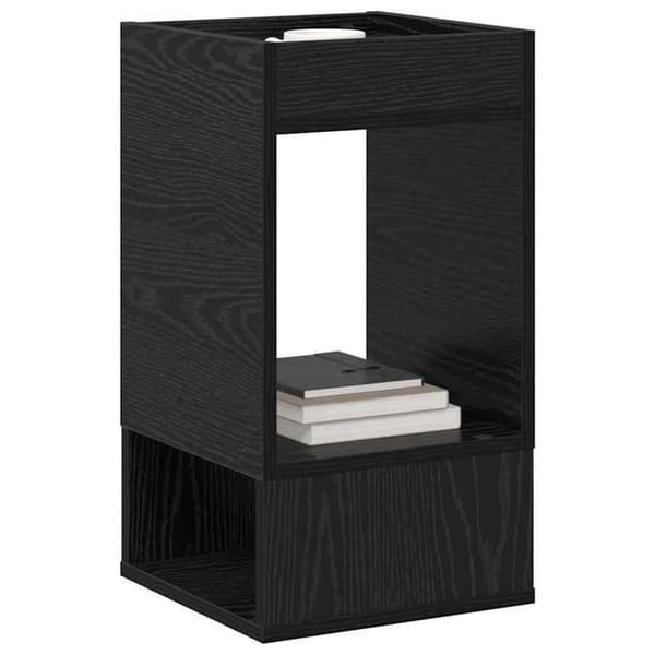 Maison Exclusive - Sidebord 2 dele Sort eg 30 x 30 x 56 cm