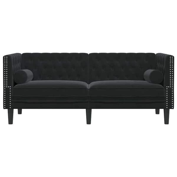 Maison Exclusive - Sort Sofa 174 x 74,5 x 70,5 cm Velour